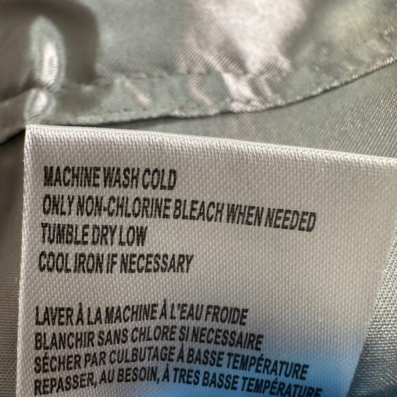 Calvin Klein Rain Trench Coat XS Black Hooded Water Wind Resistant Preppy EUC - Picture 12 of 13